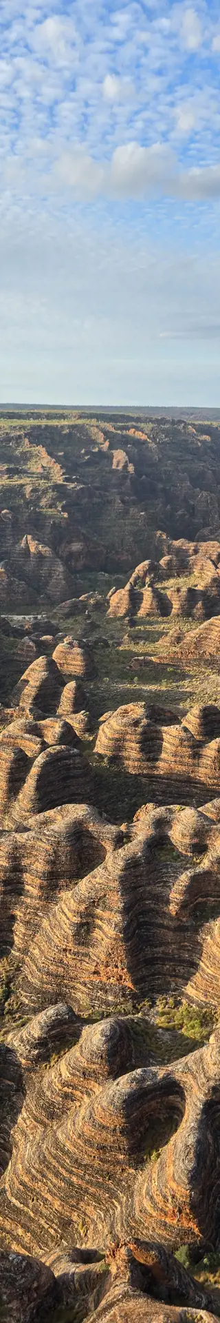 Formationen, die an Bienenwaben erinnern